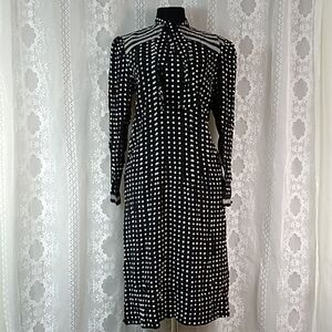 Vintage California Girl By Petrina Aberle Made In USA Polk Women's Dress Size 8